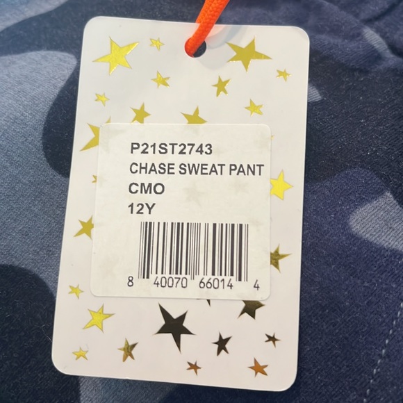 Size 12 EGG New York Chase Sweat Pant in Navy/blue Camouflage. - Picture 4 of 4